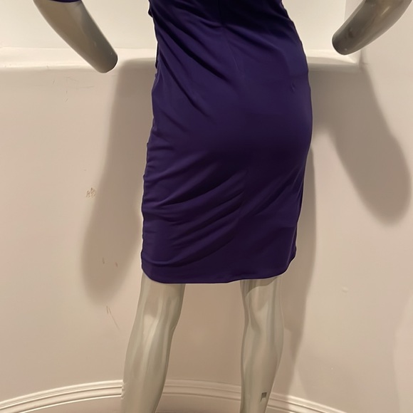 Donna Rocco New York Short Sleeve Sheath Dress Purple Size 2 - Picture 8 of 12